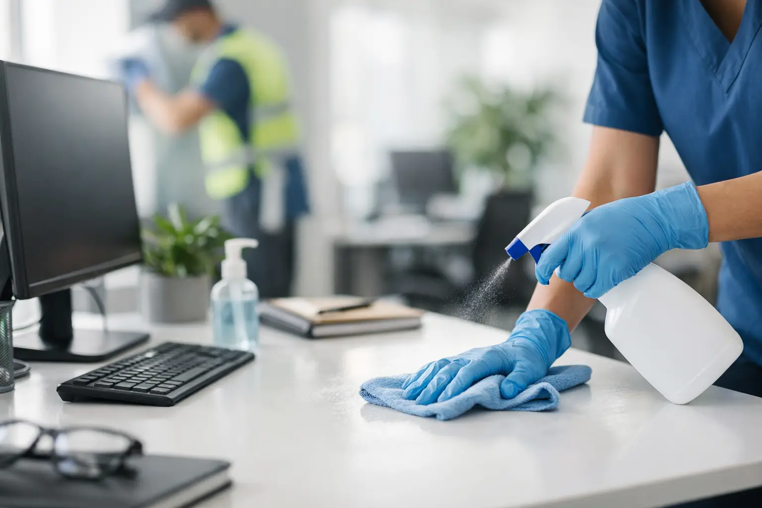 Büroreinigung: Hygienestandards am Arbeitsplatz